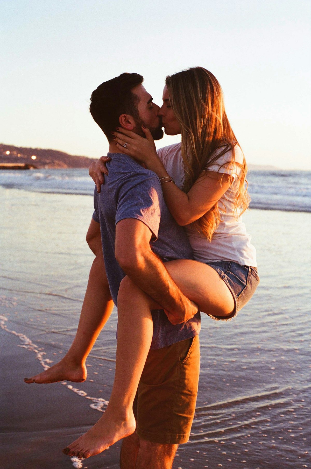 A couple enjoying an evening together